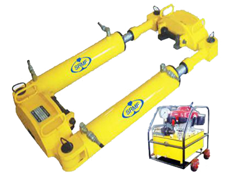 YLS-1000液(ye)壓鋼軌拉伸機